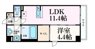 ＴＨＥ ＲＥＳＩＤＥＮＣＥ 二条駅前の物件間取画像